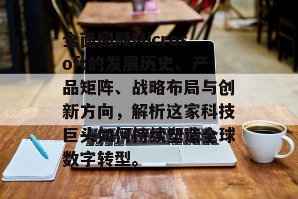 全面回顾Microsoft的发展历史、产品矩阵、战略布局与创新方向，解析这家科技巨头如何持续塑造全球数字转型。